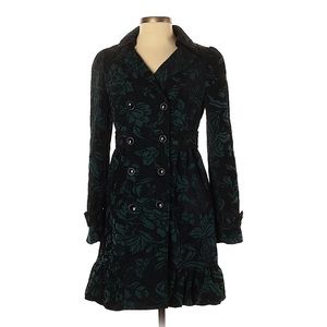 Anthropologie Elevenses Emerald Isle Coat